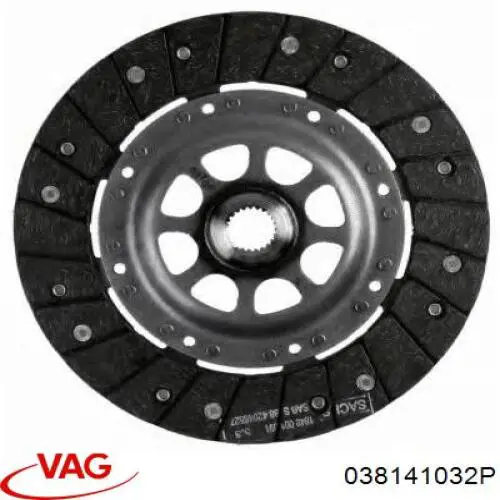 Купити 038141032P VAG Диск зчеплення