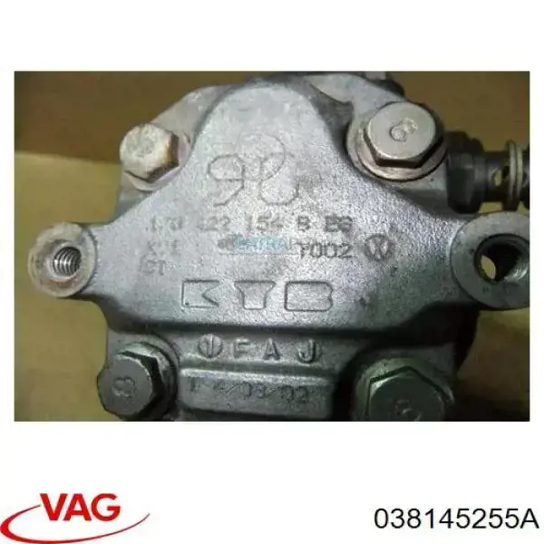 Шків насосу гідропідсилювача керма (ГПК) 038145255A VAG