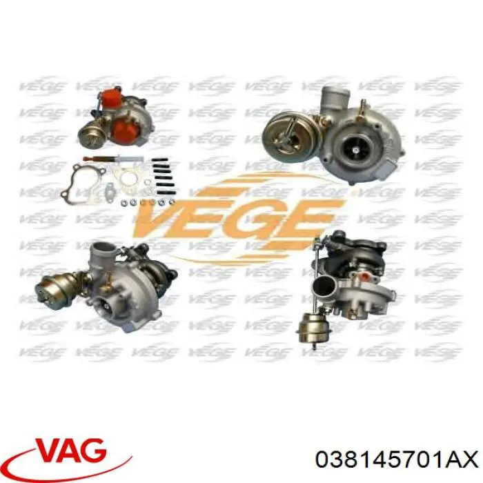 038145701AX VAG Турбонаддув