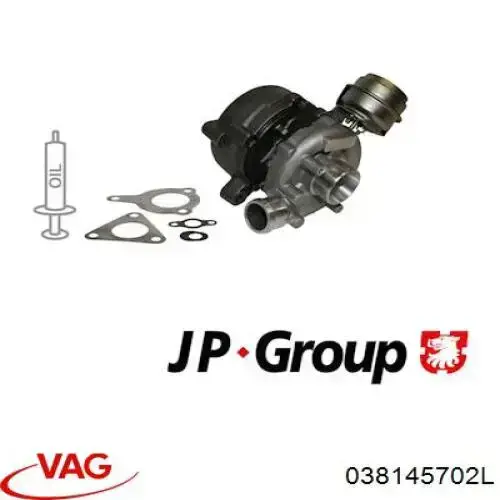 Турбіна VAG 038145702L ціна, від 260.20 USD
