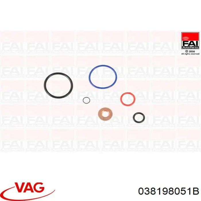 Форсунки (ремкомплект) VAG 038198051B ціна, від 9.42 USD