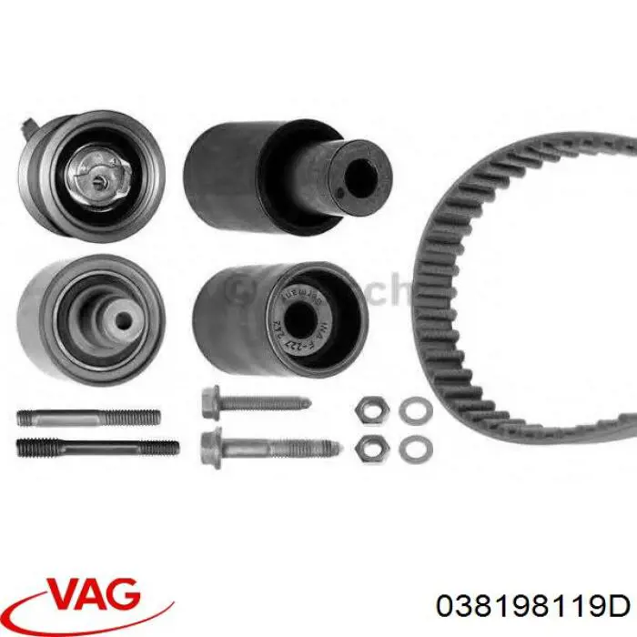 Ремкомплект ГРМ VAG 038198119D