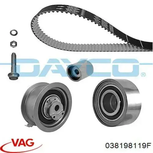 Купити 038198119F VAG ГРМ ремень