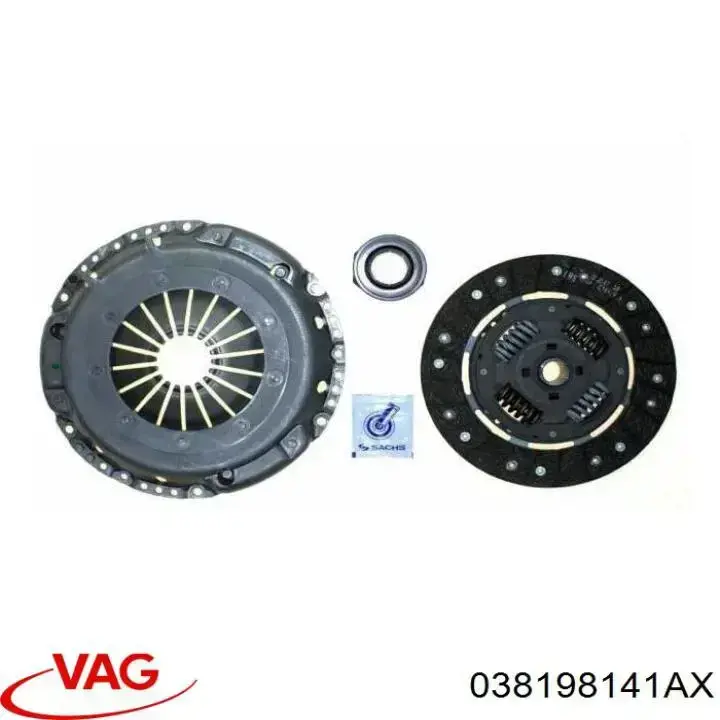 Комплект зчеплення (3 частини) VAG 038198141AX ціна, від 158.26 USD