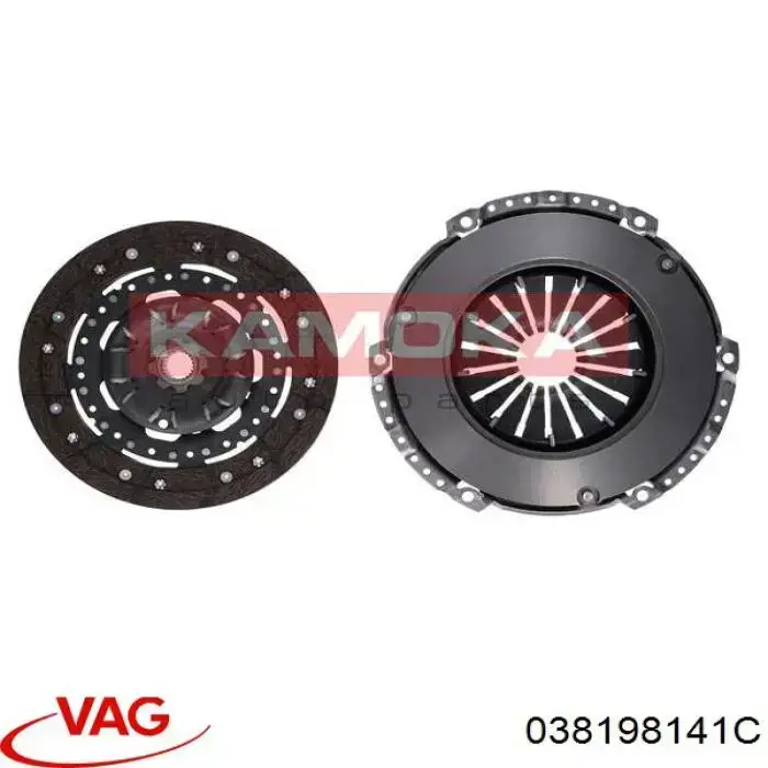 Комплект зчеплення (3 частини) VAG 038198141C ціна, від 117.88 USD