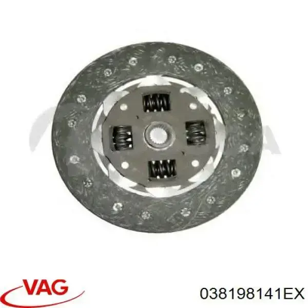 Купити 038198141EX VAG Комплект зчеплення (диск, корзина, підшипник)