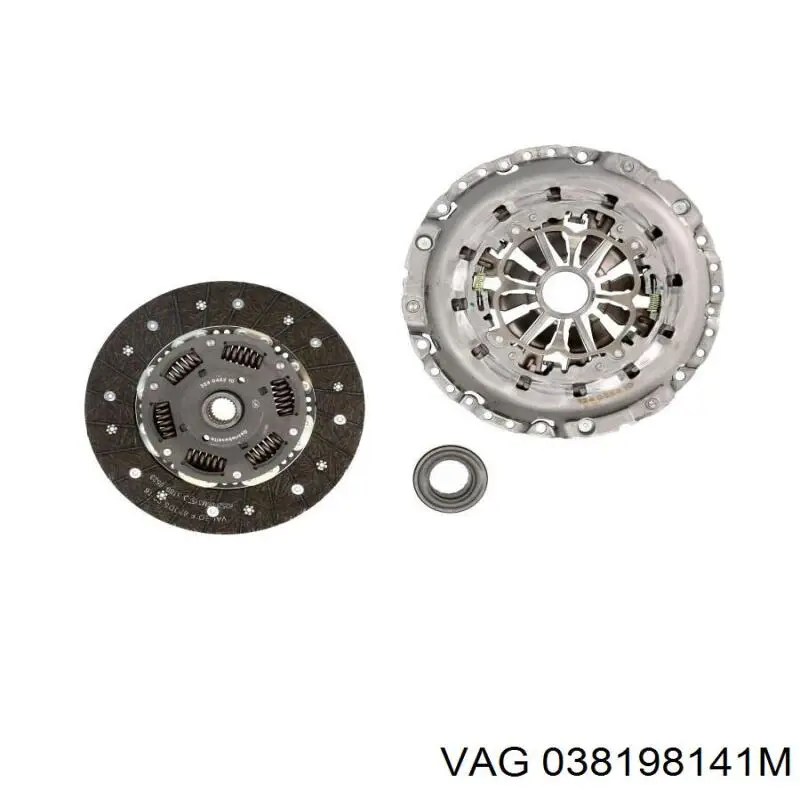 Купити 3000951840 Sachs Комплект зчеплення (диск, корзина, підшипник)