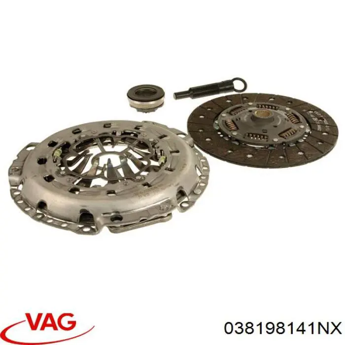 038198141NV VAG комплект зчеплення (3 частини)