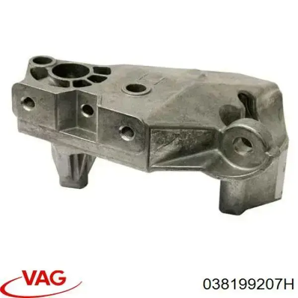 Кронштейн подушки (опори) двигуна, правої VAG 038199207H