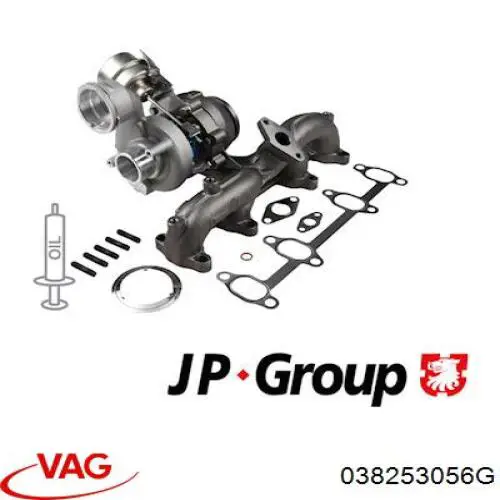 038253056G VAG Турбонаддув