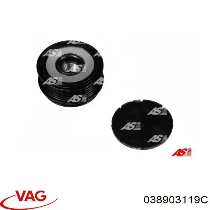 Шків генератора 038903119C VAG