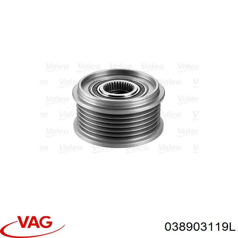 Інерційний шків VAG 038903119L ціна, від 24.92 USD