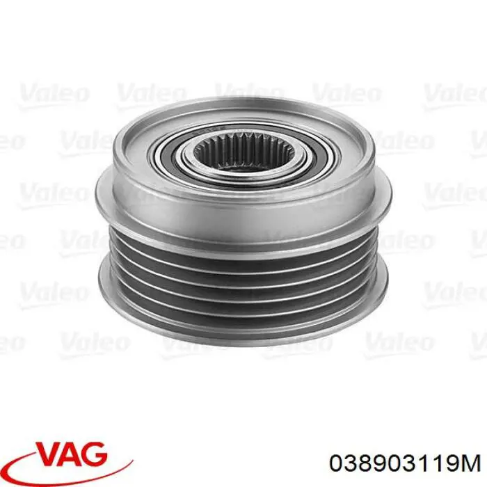 Інерційний шків VAG 038903119M ціна, від 21.18 USD