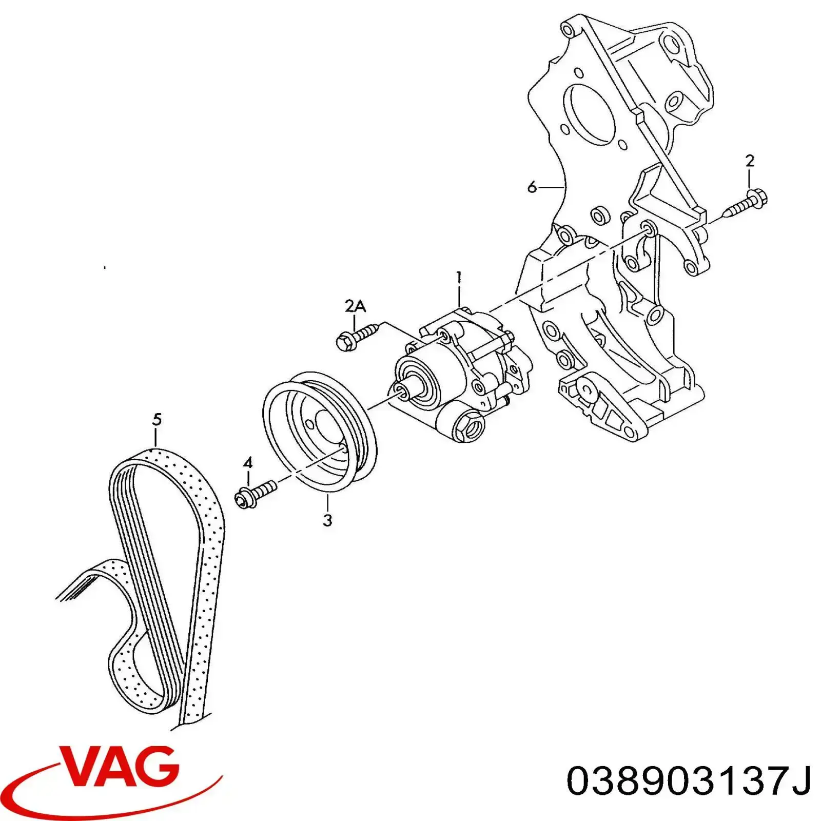 Клиновий ремінь VAG 038903137J ціна, від 12.83 USD