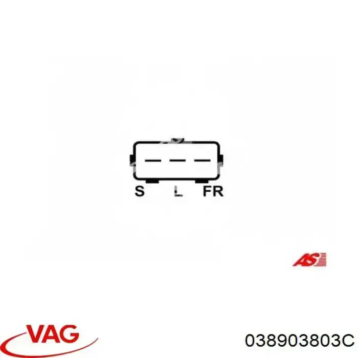 038903803C VAG реле-регулятор генератора, (реле зарядки)