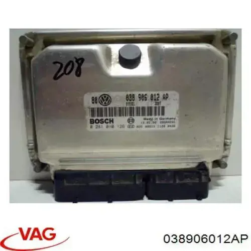 ЕБУ VAG 038906012AP ціна, від 38.01 USD