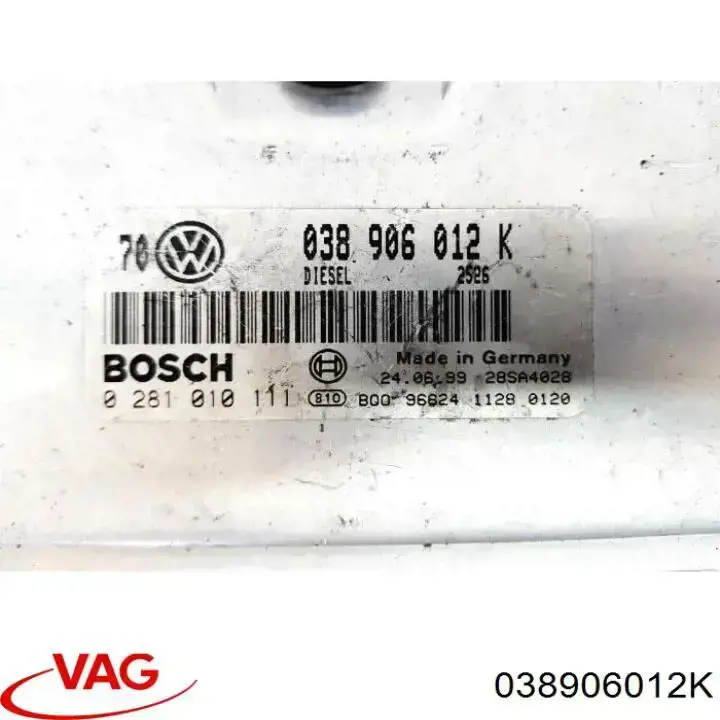 ЕБУ VAG 038906012K ціна, від 50.67 USD