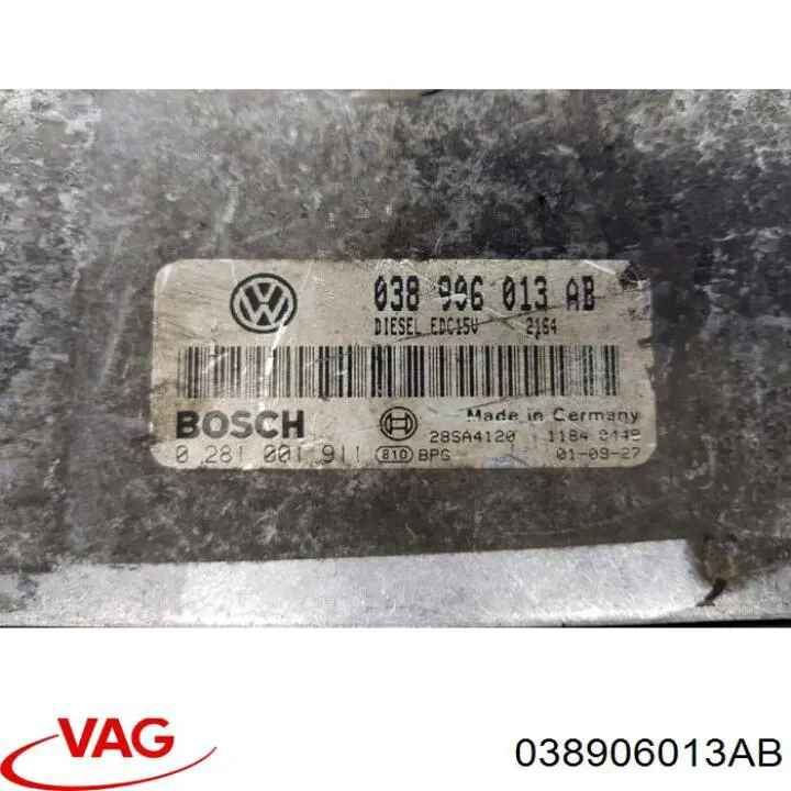 Електронний блок керування двигуном 038906013AB VAG