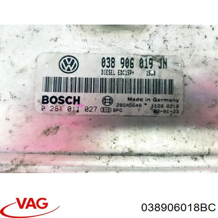 Електронний блок керування двигуном 038906018BC VAG