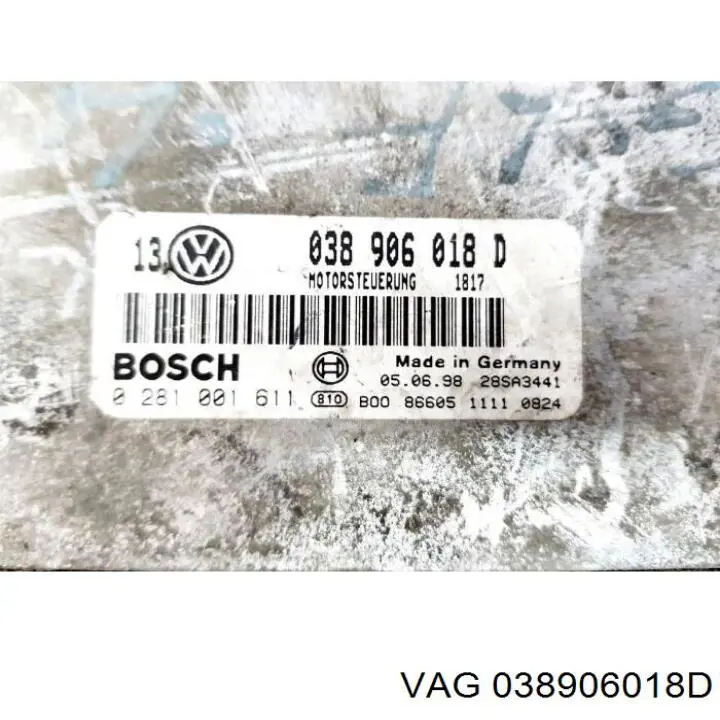 Електронний блок керування двигуном 038906018D VAG