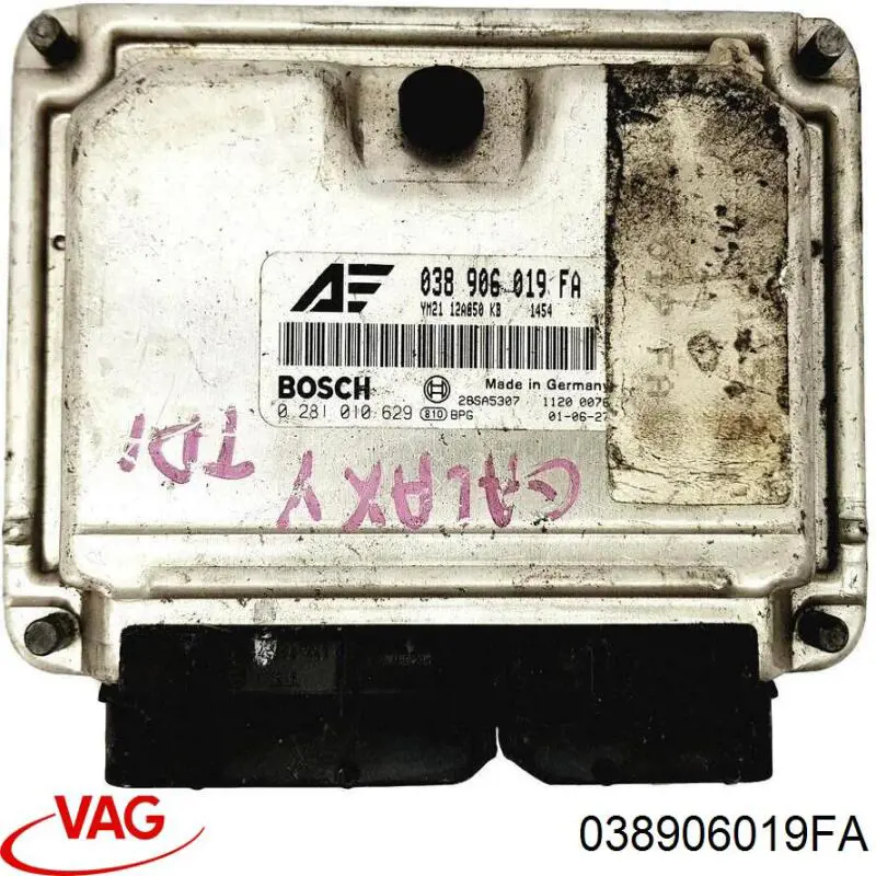 Електронний блок керування двигуном 0281010629 Ford