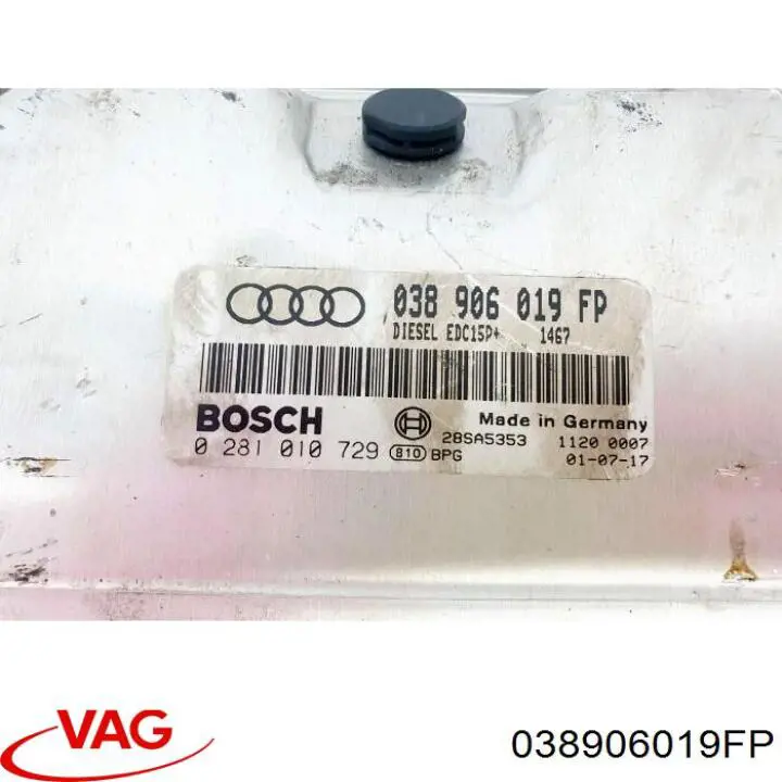 Електронний блок керування двигуном 038906019FP VAG