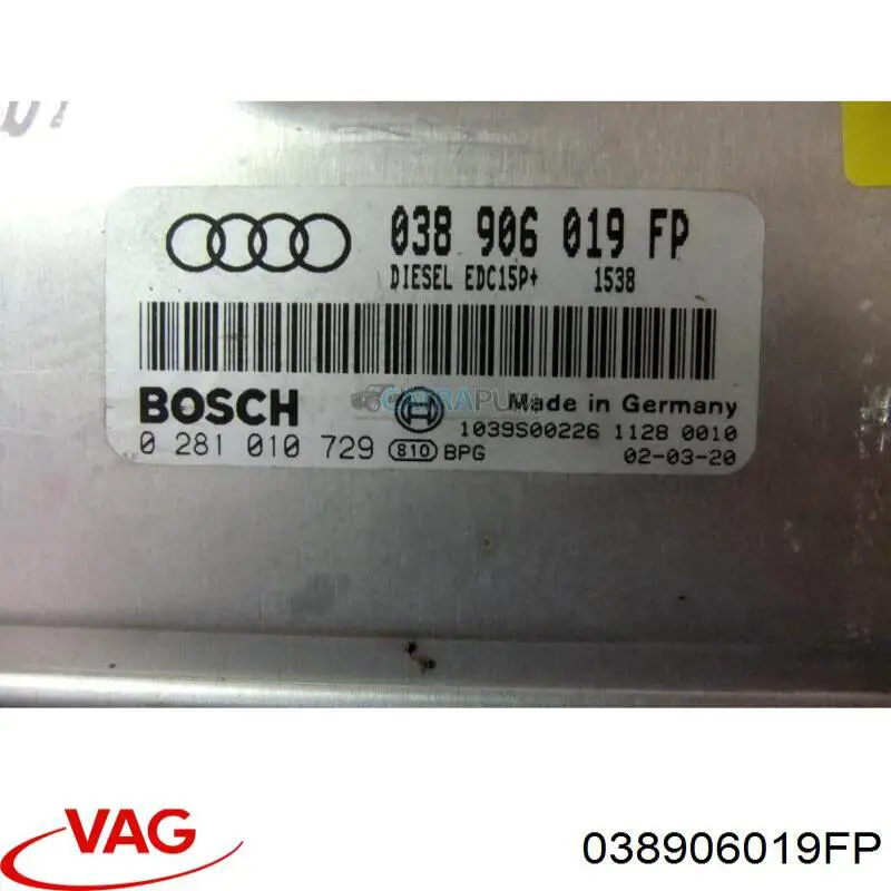 Блок двигуна VAG 038906019FP