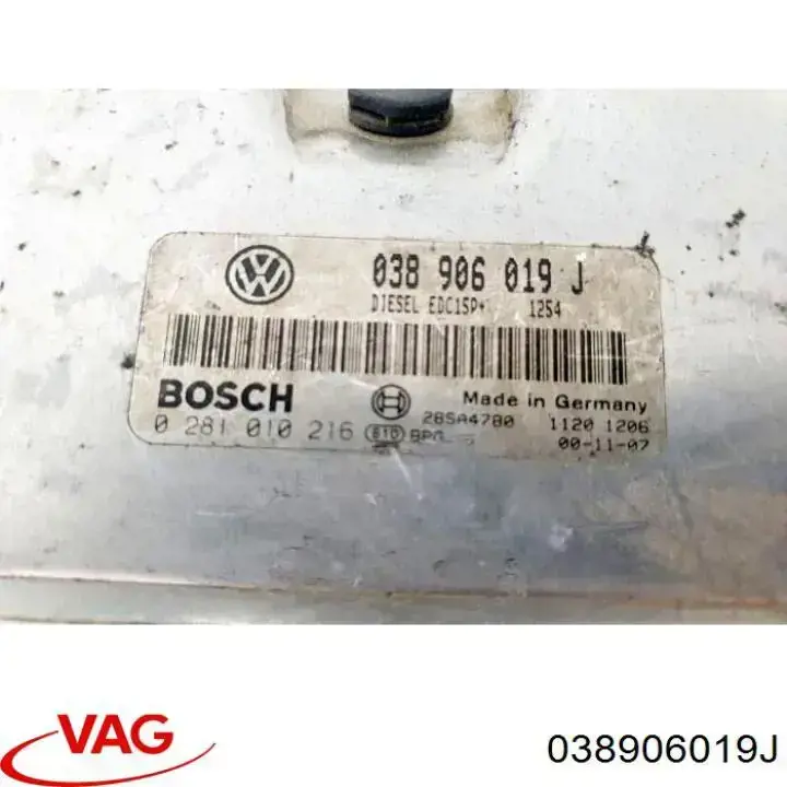 Купити 038906019J VAG Модуль управління двигуном