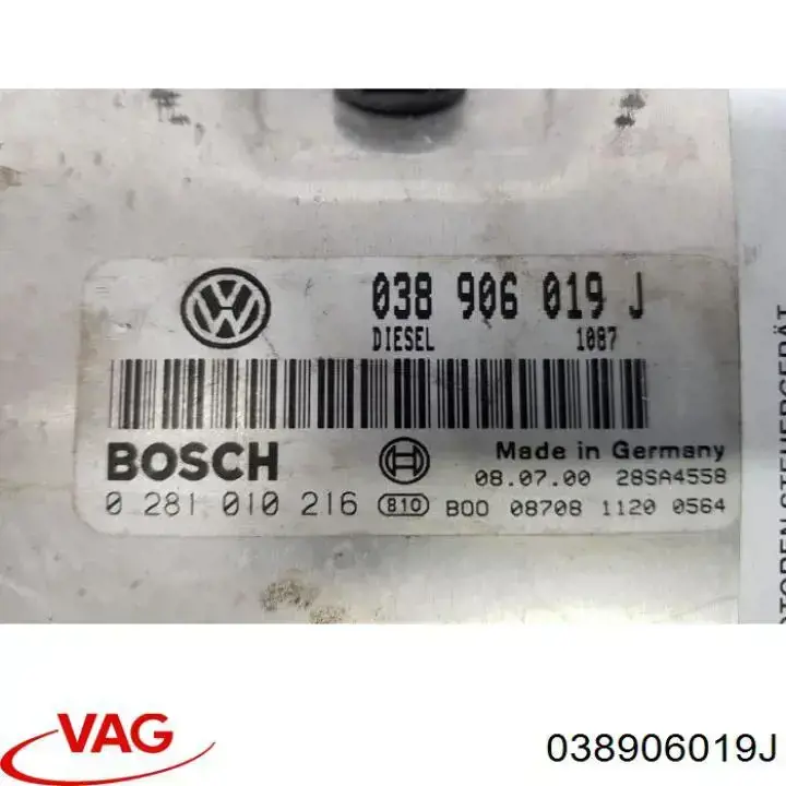 ЕБУ VAG 038906019J ціна, від 21.14 USD