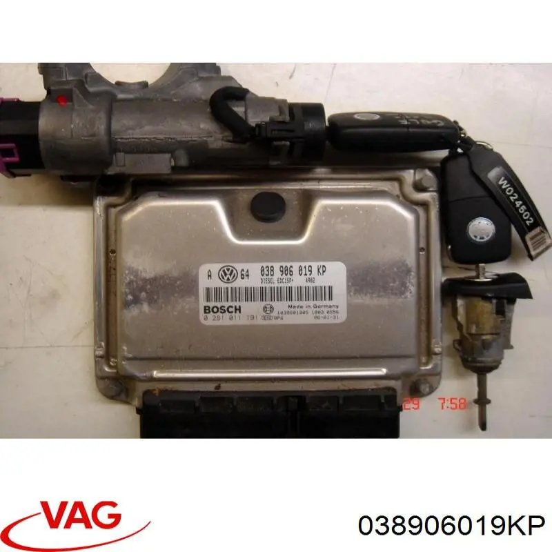 038906019KP VAG модуль (блок керування (ЕБУ) двигуном)