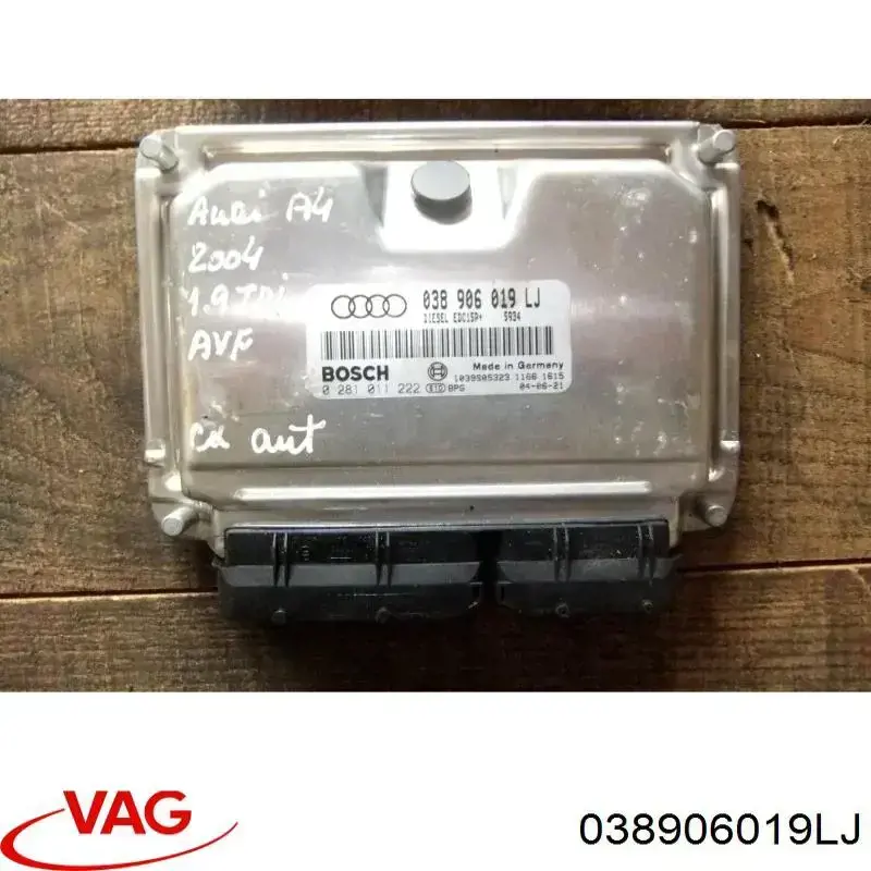 ЕБУ VAG 038906019LJ ціна, від 25.34 USD