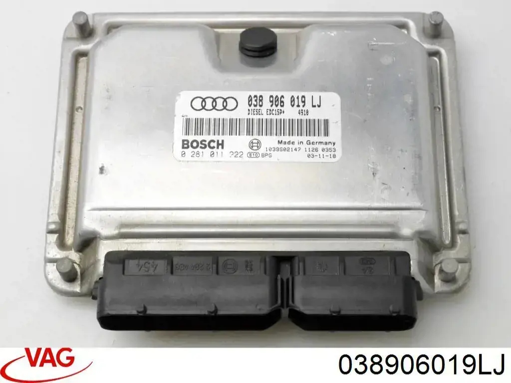 Електронний блок керування двигуном 038906019LJ VAG