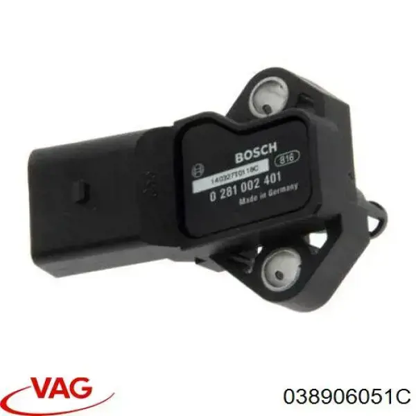 038906051C VAG Датчик тиску наддуву турбіни