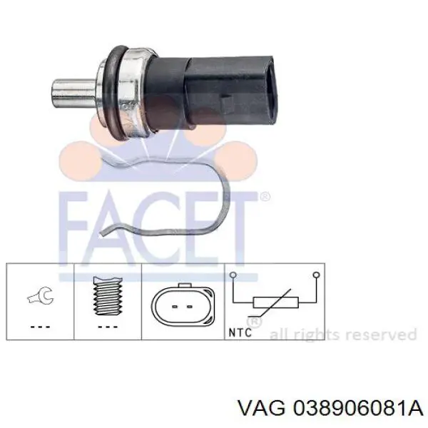 Купити TS10474 Delphi Датчик температури палива