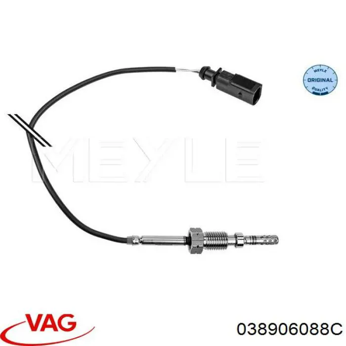 038906088C VAG Датчик температури відпрацьованих газів (ВГ), перед турбіною