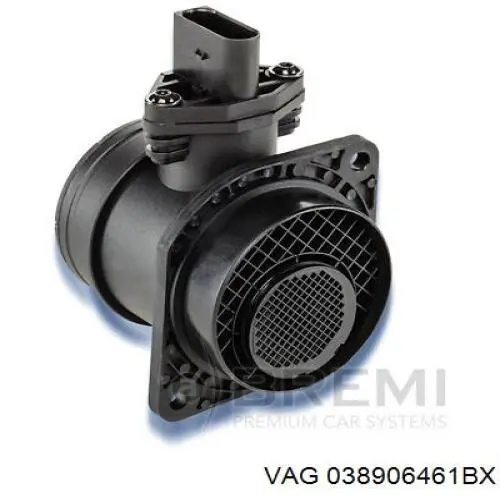 038906461BX VAG датчик потоку (витрати повітря, витратомір MAF - (Mass Airflow))