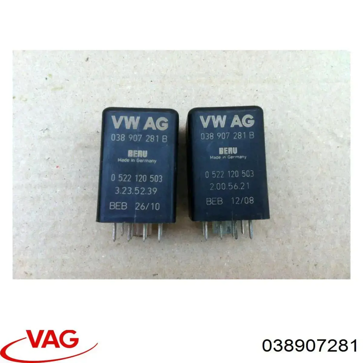 Купити 038907281 VAG Реле свічок накалу