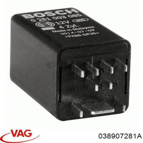 Купити 038907281A VAG Реле свічок накалу