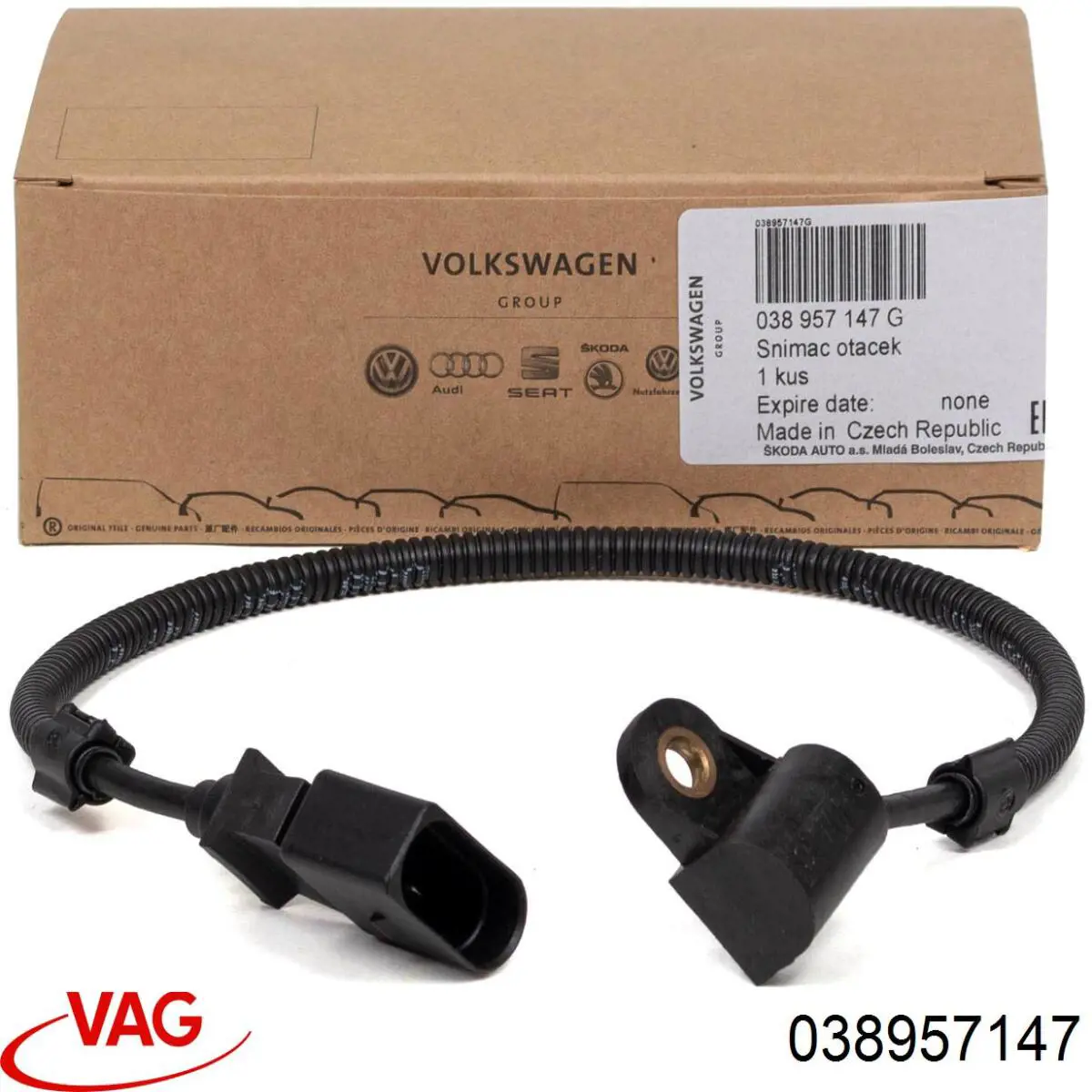Датчик положення колінвала VAG 038957147C