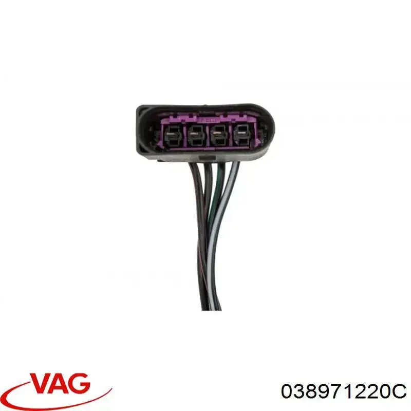 Купити 038971220C VAG Дріт свічок накалювання