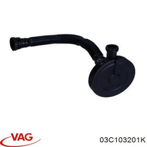 Купити 03C103201K VAG Клапан PCV вентиляції картера