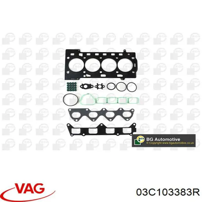 03C103383R VAG прокладка головки блока циліндрів (гбц)
