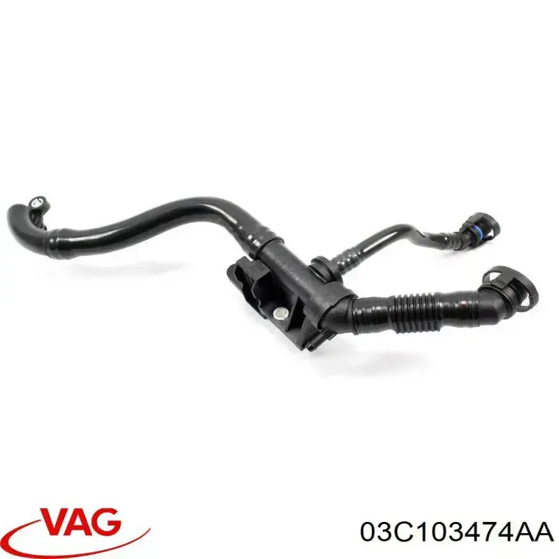 Купити 03C103474P VAG Шланг для видалення повітря