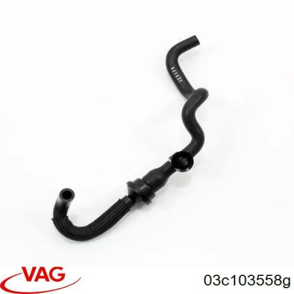 03C103558G VAG Шланг повітряний вентиляції картера