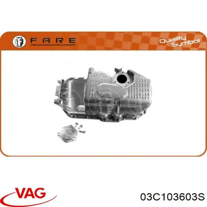 Піддон масляний картера двигуна 03C103603S VAG