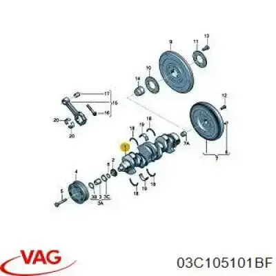 Купити Колінвал Seat Ibiza IV 6J5, 6P1