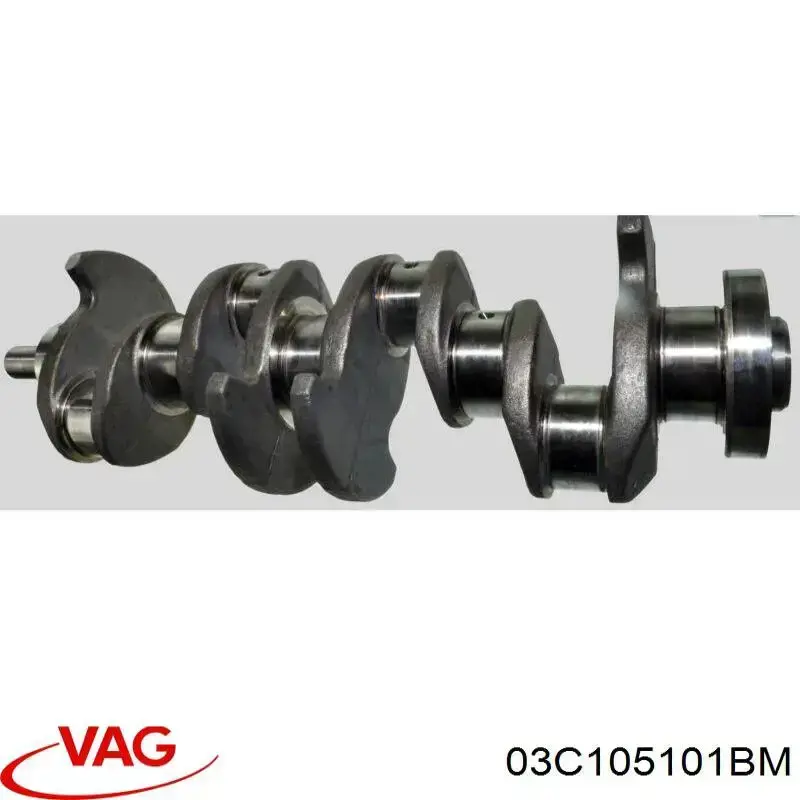 Вал колінчастий і маховик VAG 03C105101BM ціна, від 187.91 USD