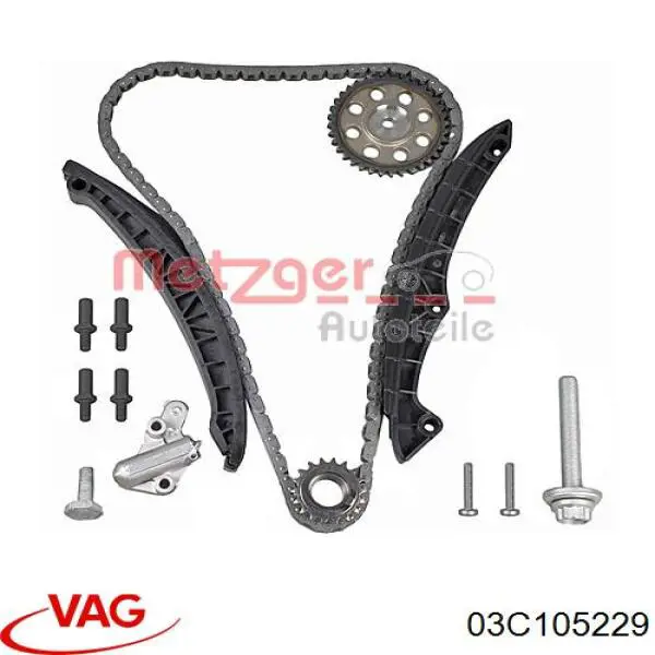 Болт колінвалу VAG 03C105229 ціна, від 5.26 USD