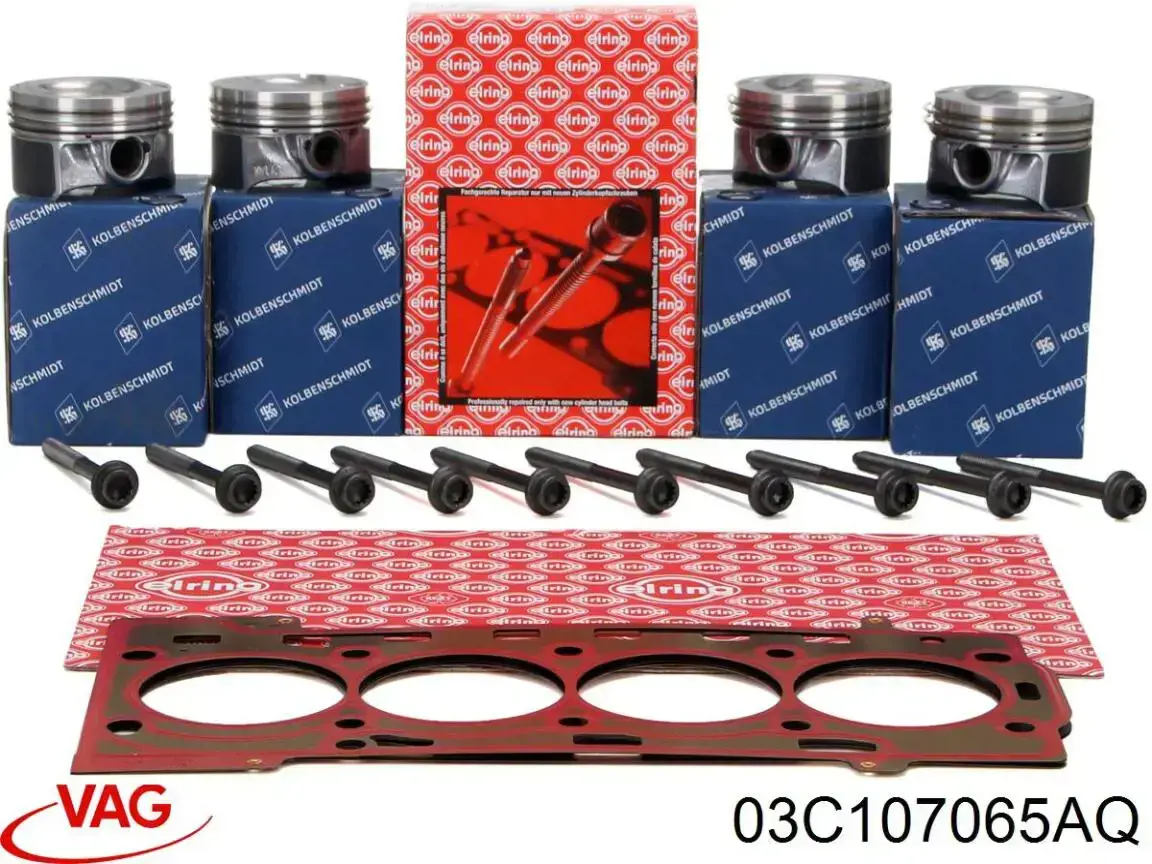 03C107065AS VAG Поршня на 1 циліндр, STD
