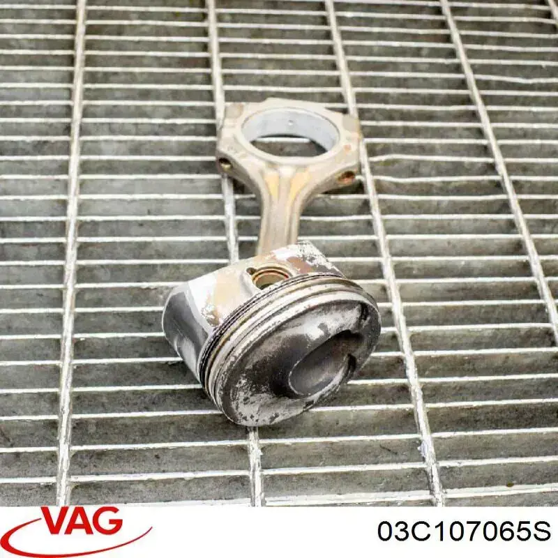 Поршень в комплекті на 1 циліндр, STD 280400 Mahle Original